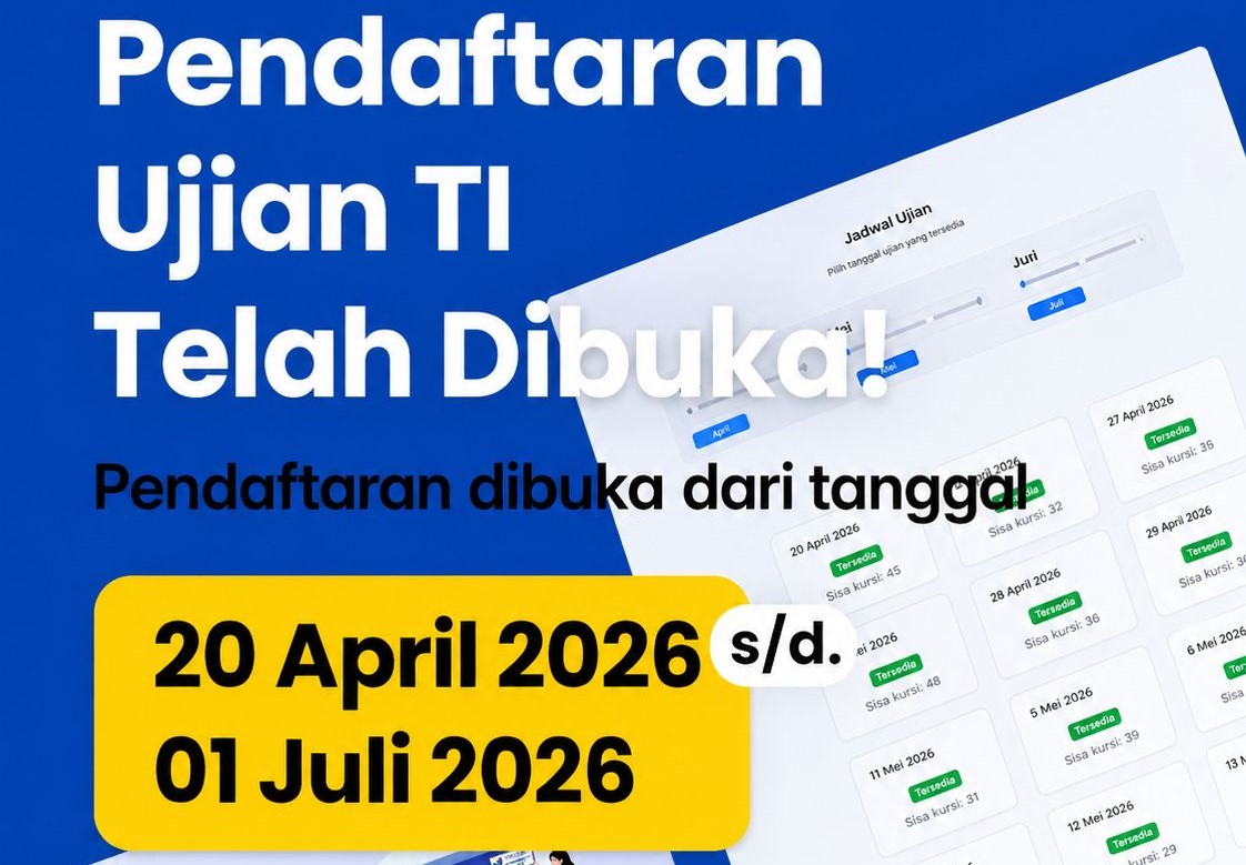 Pendaftaran Ujian TI Perdana, Remedial, TKC dan Pascasarjana